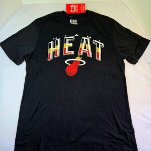 MIAMI HEAT Ultra Game NBA Men’s Super Soft Supreme T-Shirt Sz: L Black - Unisex